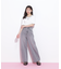ビジュートッピングデニムパンツ