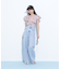 ビジュートッピングデニムパンツ