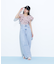 ビジュートッピングデニムパンツ