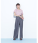 ダブルウエストワイドパンツ