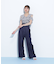 ダブルウエストワイドパンツ