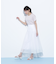 シャイニーレースフレアスカート