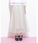 シャイニーレースフレアスカート