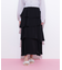 アシメティアードロングスカート