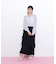 アシメティアードロングスカート