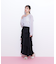 アシメティアードロングスカート