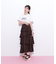 アシメティアードロングスカート