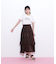 アシメティアードロングスカート