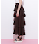 アシメティアードロングスカート
