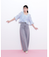 ラッフルアンサンブルセットアップブラウス