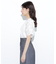 袖ボリュームリボンTシャツ