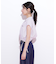 ウエストリボン開襟シャツ