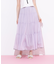 ヘムラインティアードスカート