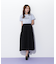 フェザーチェックスカート