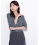 ラメフェザー半袖カーディガン