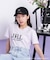 ＜マイメロディ＆クロミコラボ＞オーガニックコットン刺繍ロゴTシャツ
