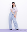 ＜マイメロディ＆クロミコラボ＞オーガニックコットン刺繍ロゴTシャツ