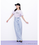 ＜マイメロディ＆クロミコラボ＞オーガニックコットン刺繍ロゴTシャツ