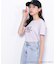 ＜マイメロディ＆クロミコラボ＞オーガニックコットン刺繍ロゴTシャツ