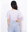 ＜マイメロディ＆クロミコラボ＞オーガニックコットン刺繍ロゴTシャツ