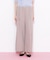 細ベルト付きワイドパンツ