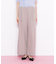 細ベルト付きワイドパンツ
