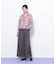 オンブレーチェック短丈シャツ