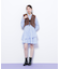 リボン付きボアベスト