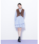リボン付きボアベスト