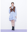 リボン付きボアベスト