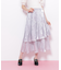 割繊ティアードスカート