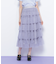 フリルテープティアードスカート
