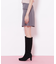 ＜セットアップ対応＞ベルト付ベーシックツイルミニスカート