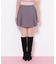 ＜セットアップ対応＞ベルト付ベーシックツイルミニスカート