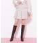 ＜セットアップ対応＞ベルト付ベーシックツイルミニスカート