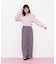 ＜セットアップ対応＞ベーシックツイルビットベルトパンツ