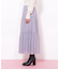 ラメチュールティアードスカート