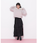 フェイクファー付きニットパーカー