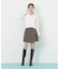 フェイクファー付きニットパーカー