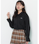 サイドリボンダブルカラーシャツ