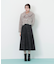 リボンダッフルショートファーコート