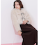 リボンダッフルショートファーコート