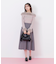 リボンハンドルサテンバッグ