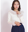 フェイクファートリムニット