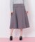 ウーリッシュフラノタックフレアスカート