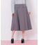 ウーリッシュフラノタックフレアスカート