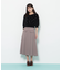 ウーリッシュフラノタックフレアスカート