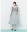 ウーリッシュフラノタックフレアスカート