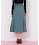 細ベルト付きセミフレアスカート