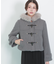 フェイクファー付ショートダッフルコート
